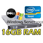 Server Dell PowerEdge 1950 1 Xeon E5205 Dual Core 1.86GHz 6M Cache 16Gb Ram [2]73Gb SAS Rack [2] PSU Win 2003 