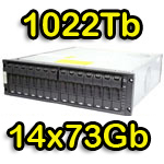 Storage Fiber Channel NetApp Disk Array DS14 MK2 RS-1401-FC 14x73GB 2x Controlers [2] PSU