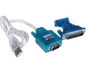 Adattatore da USB a porta Seriale 9pin e 25 pin
