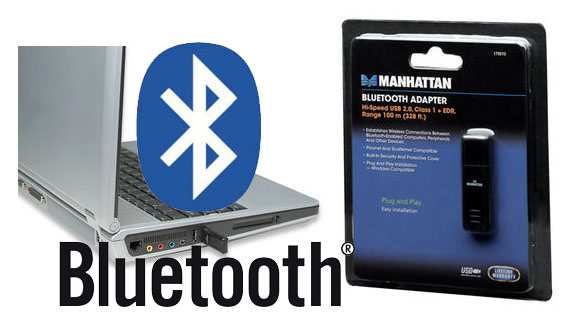 Manhattan Adattatore USB 2.0 a Bluetooth Class1 + EDR 100 metri [Nuovo]