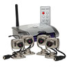 Ricevitore e 4 Telecamere Wireless con Telecomando a colori