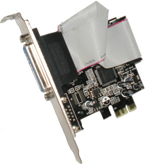 Adattatore PCI-Express a porta PARALLELA nuovo
