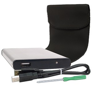 BOX VUOTO USB HD SATA 2.5 Alluminio