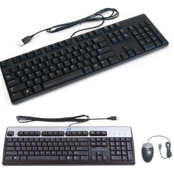 Kit Tastiera e Mouse HP PS2 Black ITA