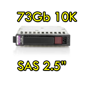 Hard Disk per Server HP SAS 2.5 73Gb 10K Hot Swap per Proliant DL ML BL G5 G6 G7