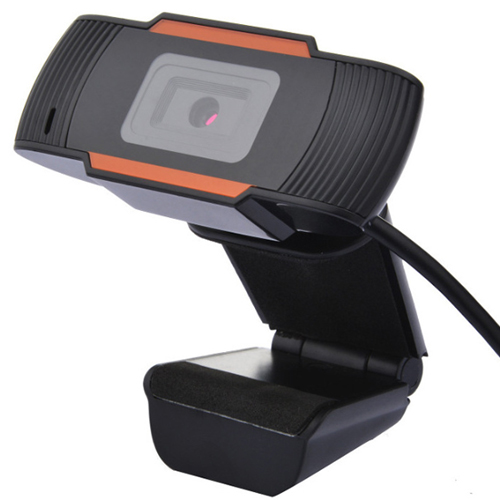 Webcam LINK USB CON MICROFONO INCORPORATO, HD 1280X720P, 30FPS, CAVO USB 2.0 LUNGHEZZA 1.5M, PLUG AND PLAY