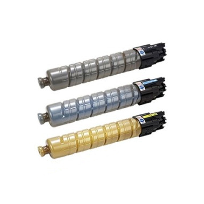 Kit Toner Cartridge Nero Giallo Ciano Compatibile con Ricoh Aficio MP C305/MP C305SP/MP C305SPF