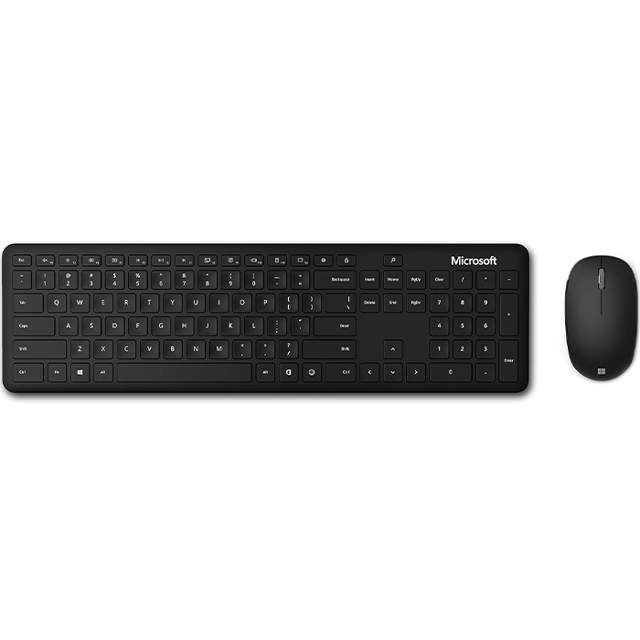 Kit Tastiera e Mouse Microsoft Desktop Bluetooth 1898+1929 QWERTY Italiano Nero [Nuovo]
