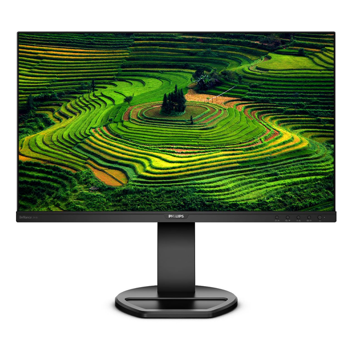 Monitor Philips 241B8Q 24 Pollici 1920x1080 Full-HD USB VGA DVI HDMI DP Black