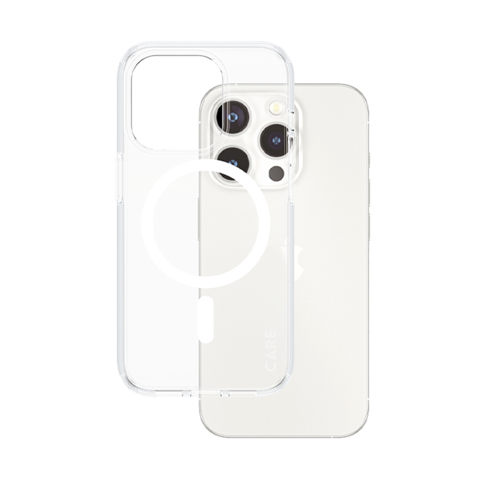 Cover PanzerGlass trasparente Urban Combat White MagSafe Apple iPhone 15 Pro [5715685005534]