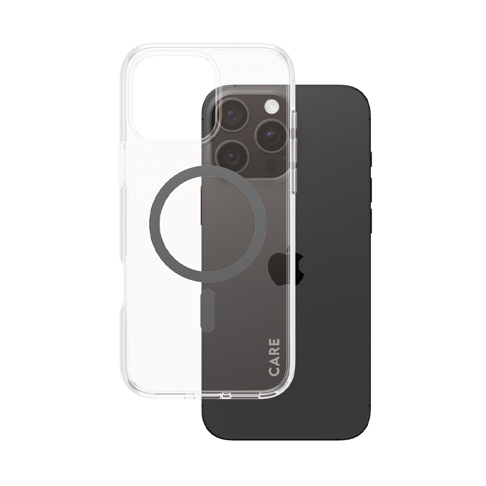 Cover PanzerGlass trasparente Urban Combat w. Black MagSafe iPhone 16 Pro Max [5715685004148]