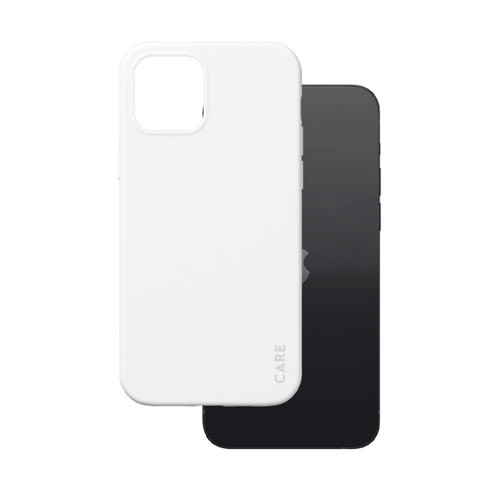 Cover PanzerGlass CARE Fashionable White Orchid iPhone 12 Bianco [5715685023705]