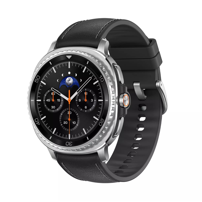 Smartwatch Samsung Galaxy Watch8 Classic SM-L500 46mm GPS BT Stainless Steel Silver - Black Strap [Grade A]
