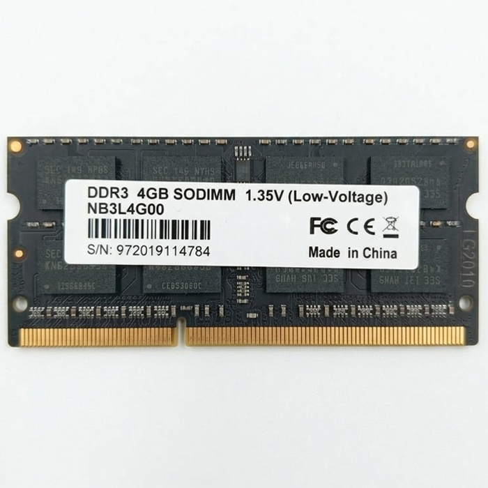 Memoria RAM per Notebook 4GB DDR3 SO-DIMM PC3