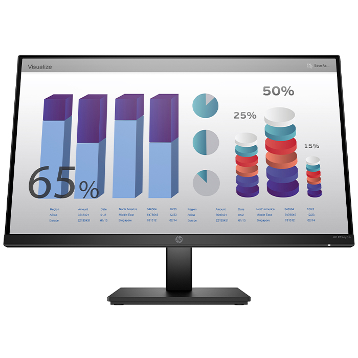 Monitor HP P24Q G4 24 Pollici 2560x1440 QHD USB VGA HDMI Black