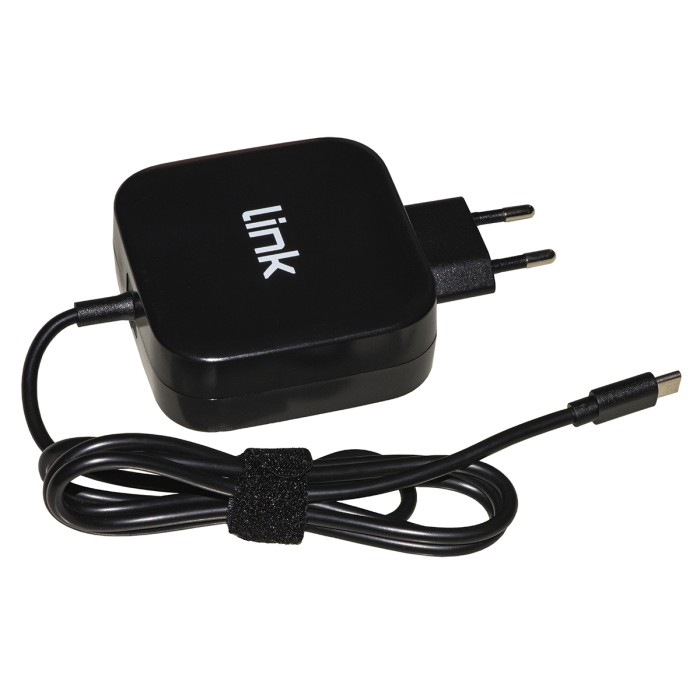 Alimentatore USB-C 65W 1mt Per Smartphone, Notebook, Tablet, Power Bank [8028400073006]