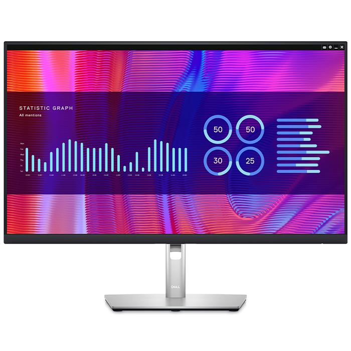 Monitor Dell P2723DE 27 Pollici 2560x1440 QHD USB HDMI DP Black Silver [Grade B]