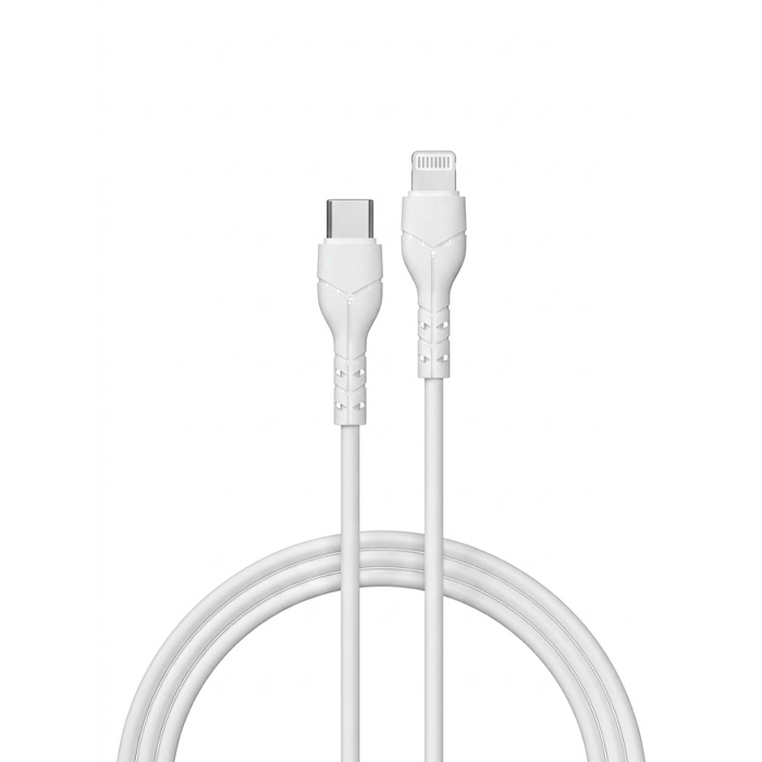 Cavo USB-C Lightning DEVIA 5V 27W 1Mt Carica e dati Bianco