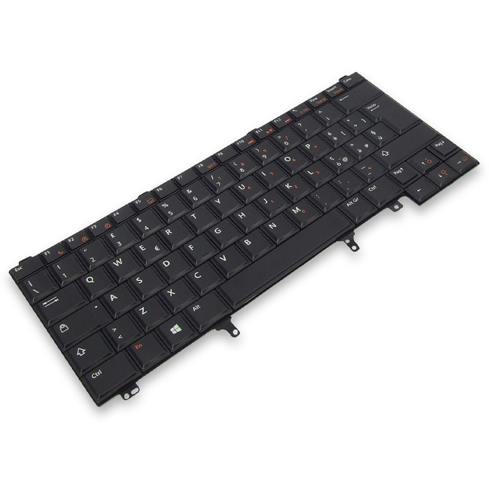 Tastiera Retroilluminata QWERTY per Dell Latitude Series E5 - E6 P/N 07P3XP Retroilluminazionwe ITA Originale