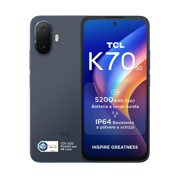 Smartphone TCL K70 5G 128GB 6.8 50MP Blue [Grade A]
