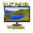 Monitor LCD 22 Pollici Asus VK228H Full HD LED 1920x1080 HDMI USB Webcam Black