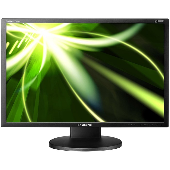 Monitor Samsung 2443BW widescreen 24 Pollici 1920x1200 VGA DVi Black