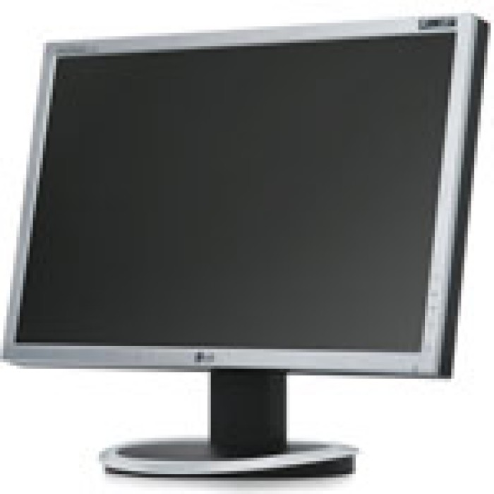 Monitor LCD 20 Pollici LG L204WT Wide Black Silver 1680 x 1050