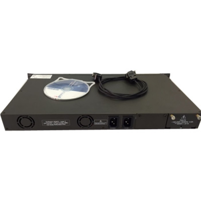 Switch IERU DM SWITCH 3000 24 Porte Fast Ethernet e 4 Combo Gigabit  2 Alimentatori NUOVO