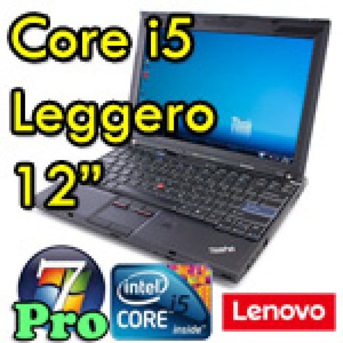 Notebook Lenovo Thinkpad X201 Core i5-520M 4Gb 250Gb 12.1' WXGA WEBCAM Windows 7 Professional