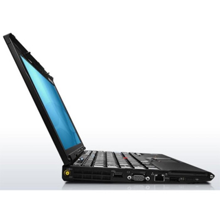 Notebook Lenovo Thinkpad X201 Core i5-520M 4Gb 250Gb 12.1' WXGA WEBCAM Windows 7 Professional