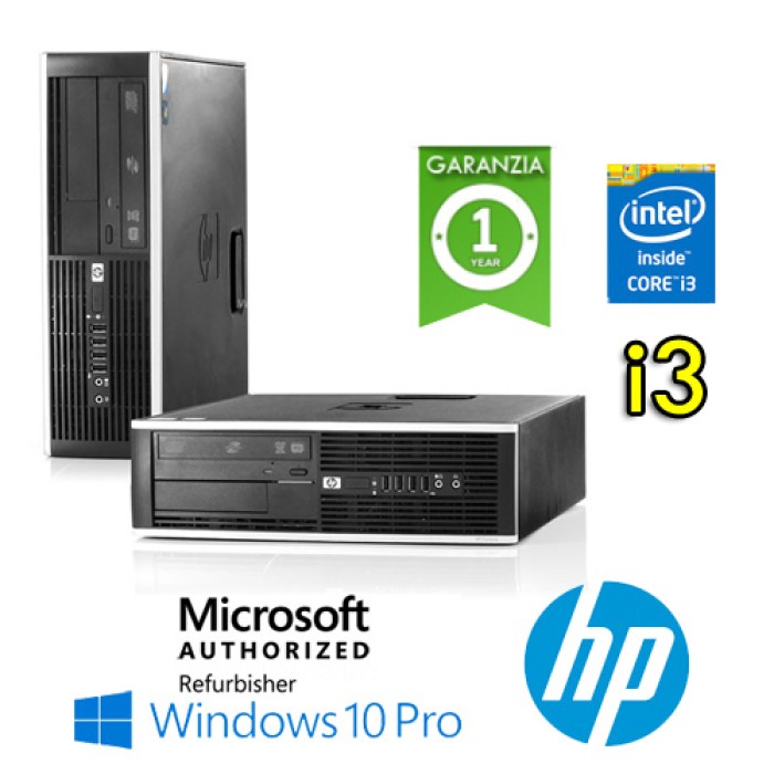 PC HP Compaq 8100 Elite Core i3-530 2.9GHz 4Gb Ram 250Gb DVD Windows 10 Professional 