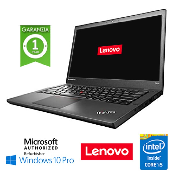 Notebook Lenovo Thinkpad T440 Core i5-4300U 8Gb 240Gb SSD 14' Windows 10 Professional