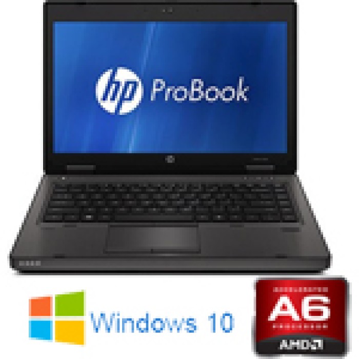 Notebook HP ProBook 6475b AMD A6-4400M 4Gb 320Gb 14.1' DVDRW Radeon HD 6480G Windows 10 HOME 