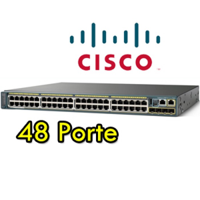 Switch Cisco WS-C2960S-F48FPS-L Managed L2 Fast Ethernet (10/100) Power over Ethernet (PoE) Black network 