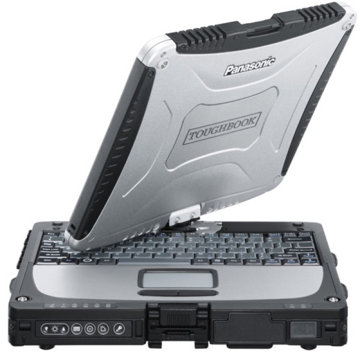 Notebook Panasonic Toughbook Rugged CF-19 Core i5-2520M 4Gb 500Gb 3G 10.1' Touch SERIALE Win 10 Professional