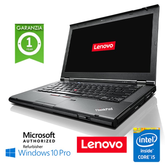 Notebook Lenovo Thinkpad T430 Intel Core i5-3320M 2.6GHz 8Gb 500Gb 14' Windows 10 Professional
