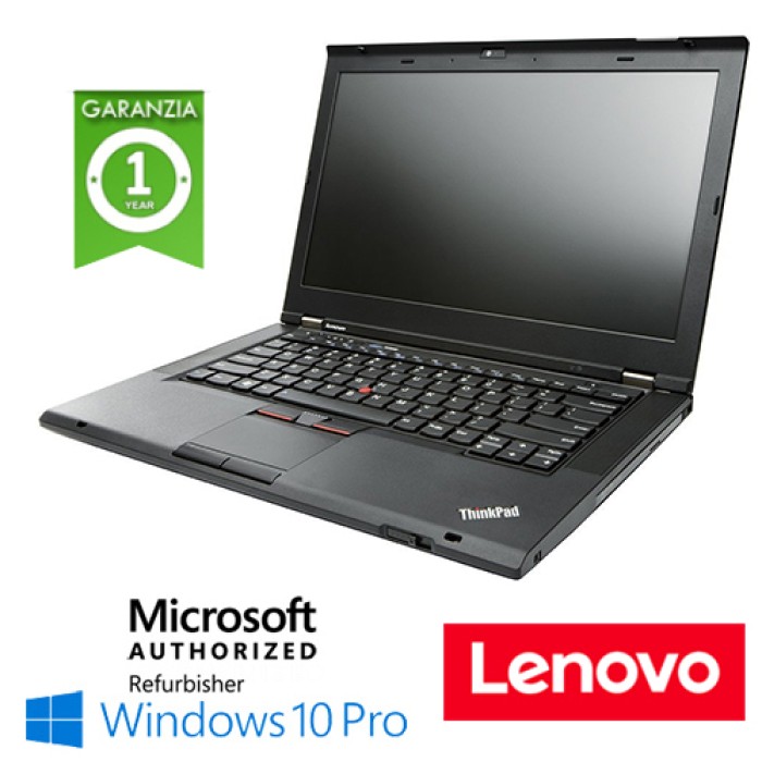Notebook Lenovo Thinkpad T530 i5-3320M 4Gb Ram 320Gb NO DVD 15.6' Windows 10 Professional