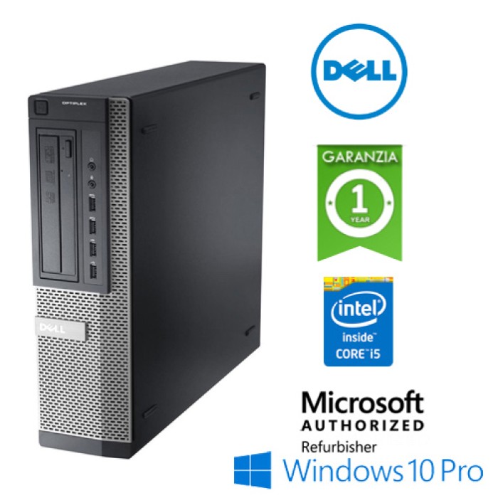 PC Dell Optiplex 990 DT Core i5-2400 3.1GHz 4Gb Ram 250Gb DVD-RW Windows 10 Professional DESKTOP