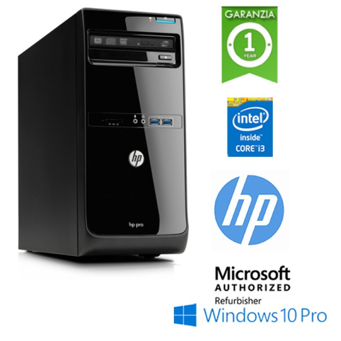 PC HP Pro 3400 MT 3.3GHz i3-2120 4Gb 500Gb DVD-RW Windows 10 Professional