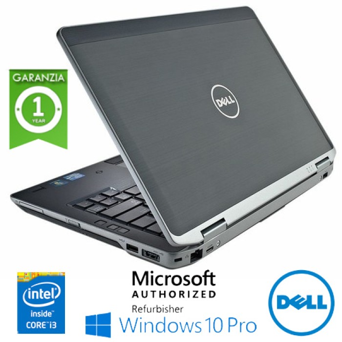 Notebook Dell Latitude E6330 Core i3-3120M 4Gb Ram 320Gb 13.3' Webcam Windows 10 Professional
