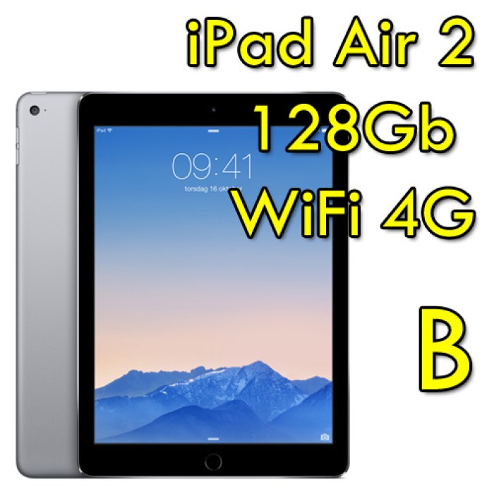iPad Air 2 128Gb Grigio Siderale WiFi Cellular 4G 9.7' Retina Bluetooth Webcam NGWL2TY/A [GRADE B]