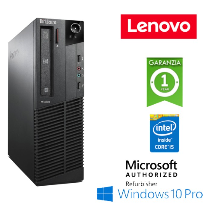 PC Lenovo Thinkcentre M93p Core i5-4570 3.2GHz 8Gb Ram 500Gb DVDRW Windows 10 Professional 