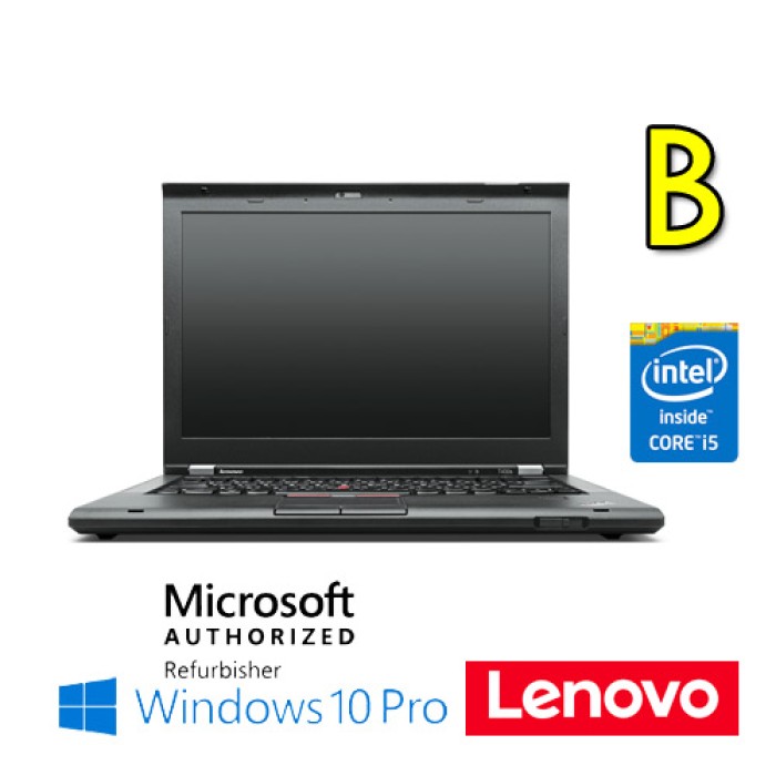 Notebook Lenovo Thinkpad T430 Core i5-3320M 4Gb 500Gb 14' WEBCAM DVD-RW Windows 10 Professional [GRADE B]