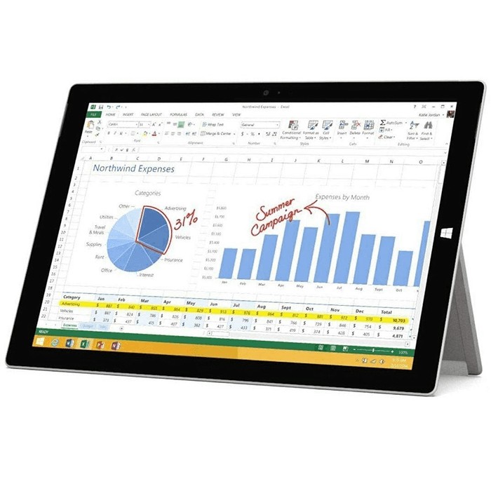 Microsoft Surface PRO 3 1631 Intel Core i5-4300U 1.9GHz 8Gb 256Gb SSD 12.3' Windows 10 Professional