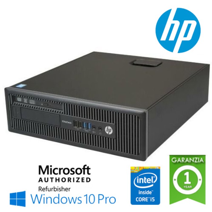 PC HP EliteDesk 800 G1 SFF Core i5-4570 3.2GHz 4Gb 1Tb DVD-RW Windows 10 Professional 