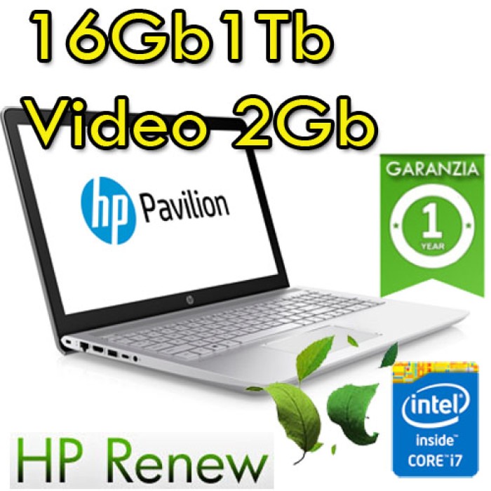 Notebook HP Pavilion 15-ck020nl 	i7-8550U 16Gb 1Tb NVIDIA GeForce 940MX 2Gb 15.6' Windows 10 Home