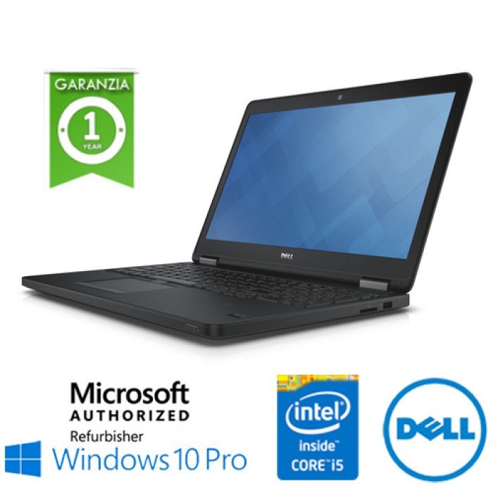 Notebook Dell Latitude E5550 Core i5-5300U 2.3GHz 8Gb Ram 500Gb 15.6' TAST NUM Windows 10 Professional