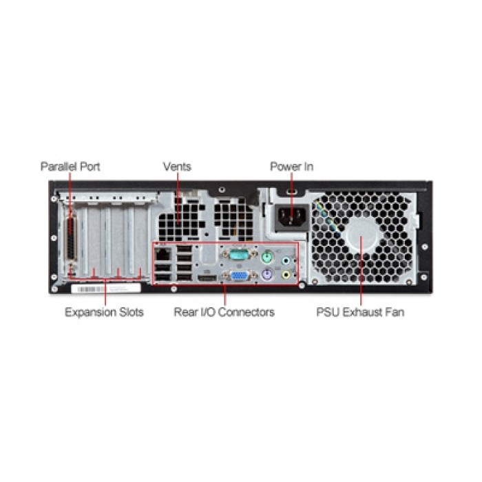 PC HP Compaq 8300 Elite Core i5-3470 3.2GHz 8Gb Ram 240Gb SSD DVD SFF Windows 10 Professional 