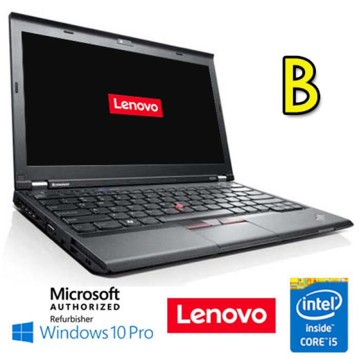 Notebook Lenovo ThinkPad X230 Core i5-3320 2.6GHz 4Gb 180Gb SSD 12.5' Windows 10 Professional [GRADE B]