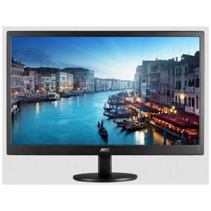 MONITOR AOC LCD LED 19.5 WIDE E2070SWN 5ms 0.27 1600x900 600:1 BLACK VGA Vesa 